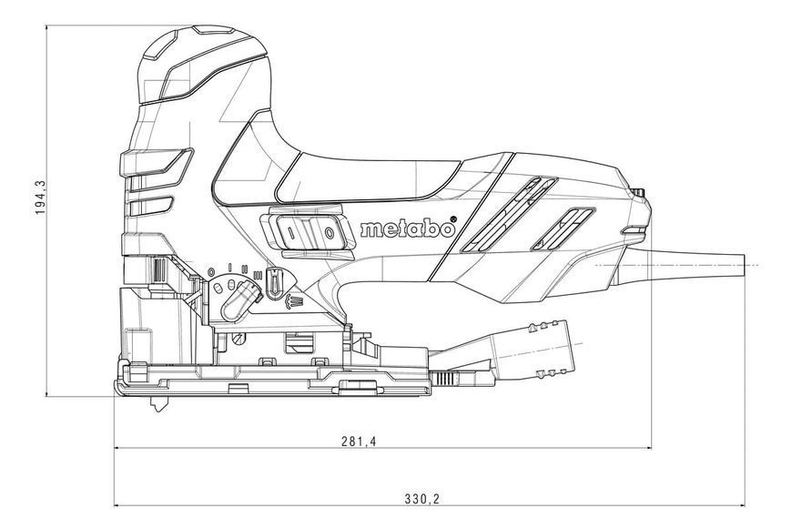 Лобзик Metabo STE 140 Plus Industrial в MetaLoc 601403700 фото