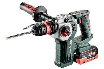 Акумуляторний перфоратор Metabo KHA 18 LTX BL 24 Quick 2х5.5 Аг 600211660 фото