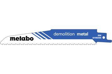 Шабельне полотно по металу Metabo Demolition Metal 150 мм S 920 СF, 5 шт 631992000 фото