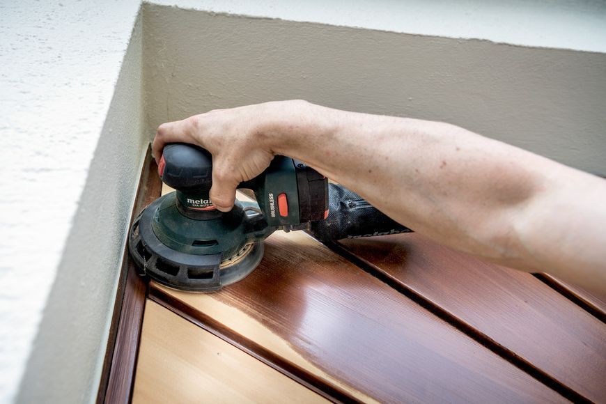 Акумуляторна ексцентрикова шліфувальна машина Metabo SXA 18 LTX 150 BL каркас 600411850 фото