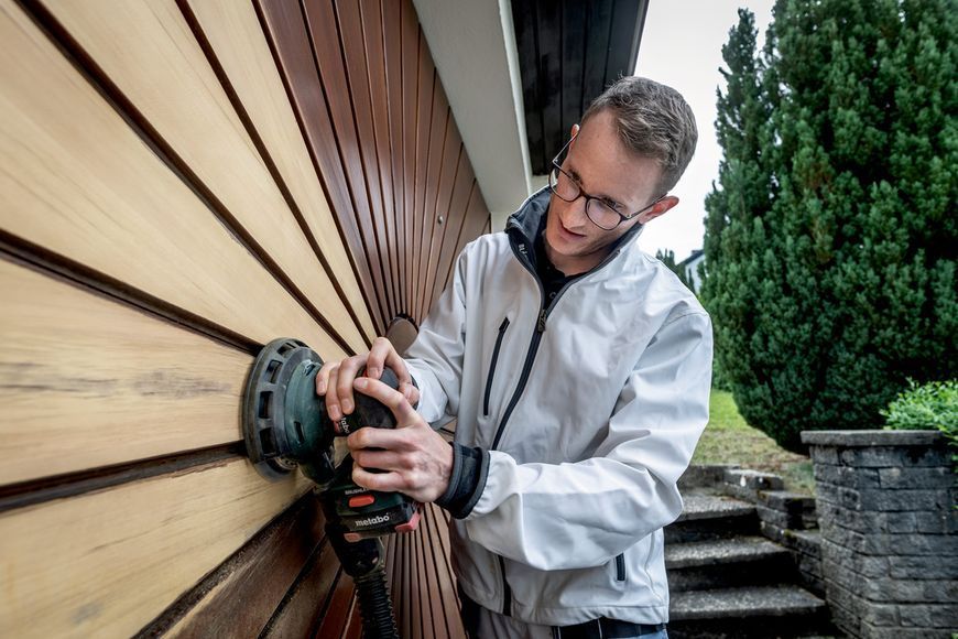 Акумуляторна ексцентрикова шліфувальна машина Metabo SXA 18 LTX 150 BL каркас 600411850 фото