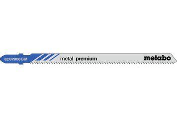 Лобзиковое полотно по металлу Metabo Metal Premium 106 мм T 318 BF, 5 шт 623979000 фото