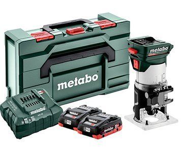 Аккумуляторный кромочный фрезер Metabo FMV 18 LTX BL 8 2х4.0 Ач 601742800 фото