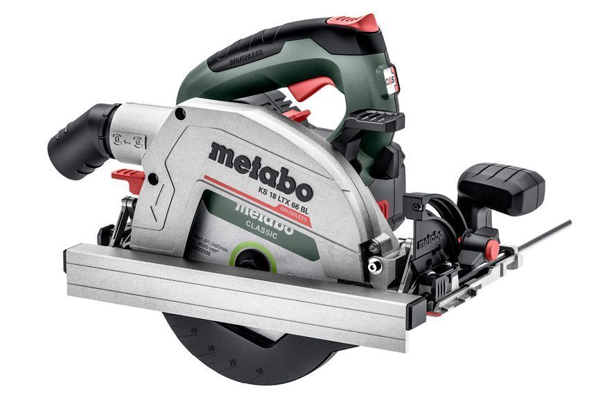 Аккумуляторная ручная дисковая пила Metabo KS 18 LTX 66 BL 2х8.0 Ач 611866810 фото