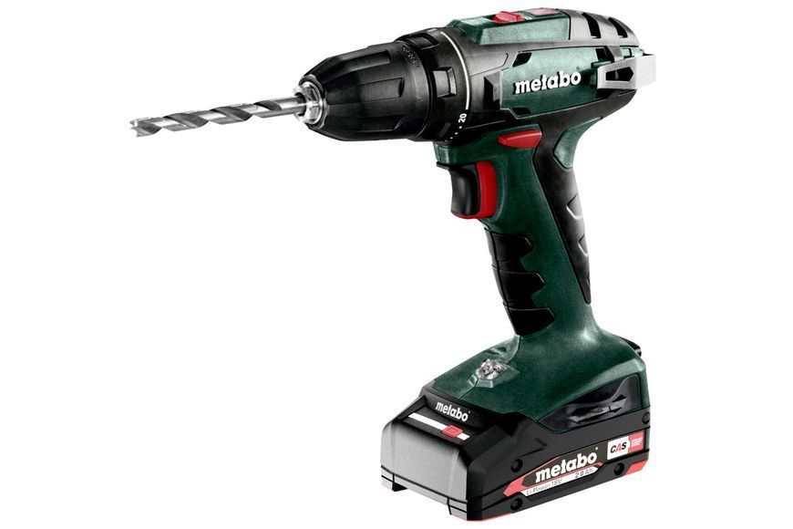 Аккумуляторная дрель-шуруповерт Metabo BS 18 2х2.0 Ач Mobile Workshop 602207710 фото