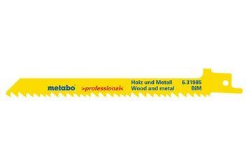 Сабельное полотно по дереву с гвоздями Metabo Professional 150 мм, S 711 VF, 5 шт 631985000 фото