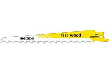 Сабельное полотно по дереву Metabo Fast Wood 150 мм S 617 К, 5 шт 628241000 фото