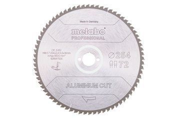 Пиляльний диск Metabo PROFESSIONAL по алюмінію 254x30x2.4, 72 зуба 628447000 фото