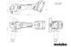 Аккумуляторная болгарка Metabo W 18 L BL 9-125 каркас в кейсе 602374840 фото 10