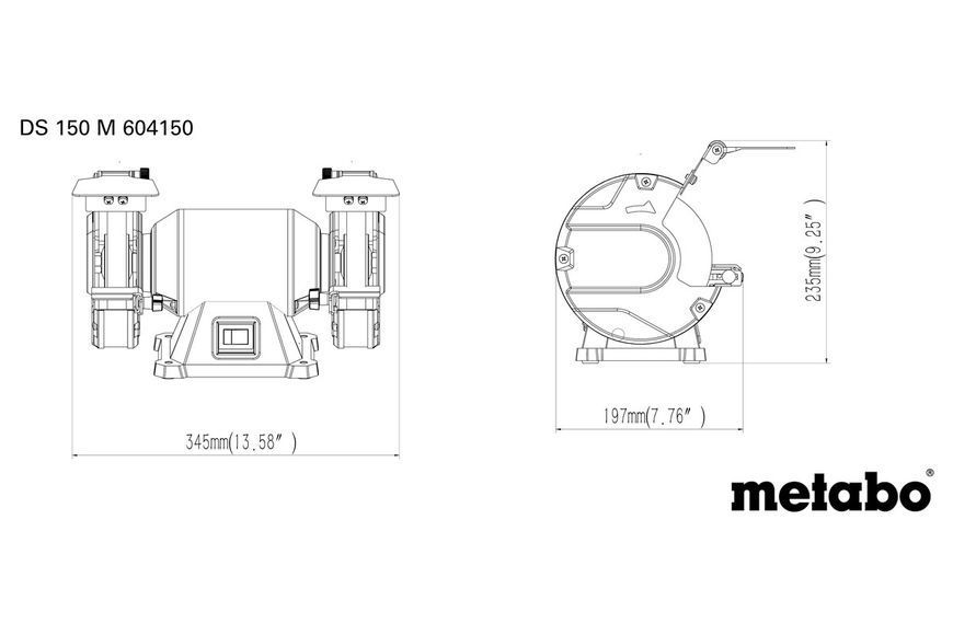 Точило Metabo DS 150 M 604150000 фото