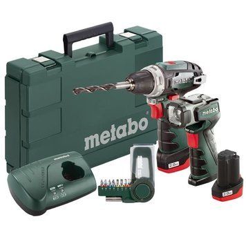 Аккумуляторный шуруповерт Metabo PowerMaxx BS + Фонарь Metabo PowerMaxx ULA LED 600080530 фото
