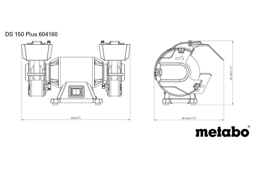 Точило Metabo DS 150 Plus 604160000 фото