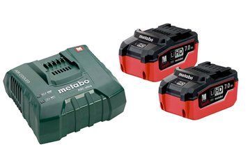 Комплект акумуляторних батарей Metabo 2*7.0 Аг 18 В LiHD + ASC Ultra 685112000 фото