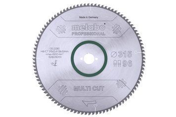 Пиляльний диск Metabo по мультиматеріалам 315x30x2.4, 96 зубів 628226000 фото