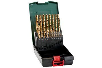 Набор сверл по металлу Metabo HSS-TiN 19 предметов 627173000 фото