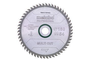 Пиляльний диск Metabo по мультиматеріалам 160x20x2.2, 54 зуба 628073000 фото