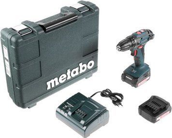 Аккумуляторный шуруповерт Metabo BS 14,4 Li 2 Акб 1.3 Ач 602206500 фото