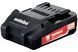 Акумулятор Metabo Li-Ion 18 В/2.0 Аг 625596000 фото 1