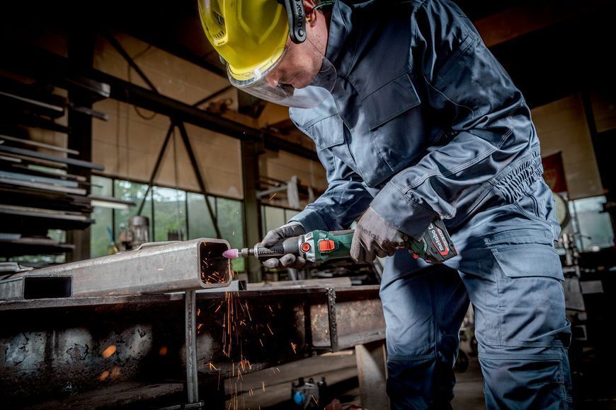 Акумуляторна прямошліфувальна машина Metabo GVB 18 LTX BL 11-28 каркас 600826850 фото