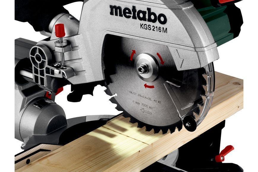 Торцювальна пила з протяжкою Metabo KGS 216 M + підставка KSU 251 691213000 фото