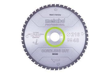 Пиляльний диск Metabo PROFESSIONAL, по дереву 216x30x1.8, 48 зубів 628445000 фото