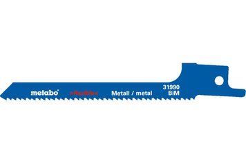 Шабельне полотно по металу Metabo Flexible 100 мм, S 422 BF, 5 шт 631990000 фото