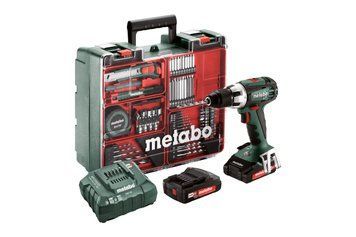 Аккумуляторная дрель-шуруповерт Metabo BS 18 LT 2х2.0 Ач Mobile Workshop 602102600 фото