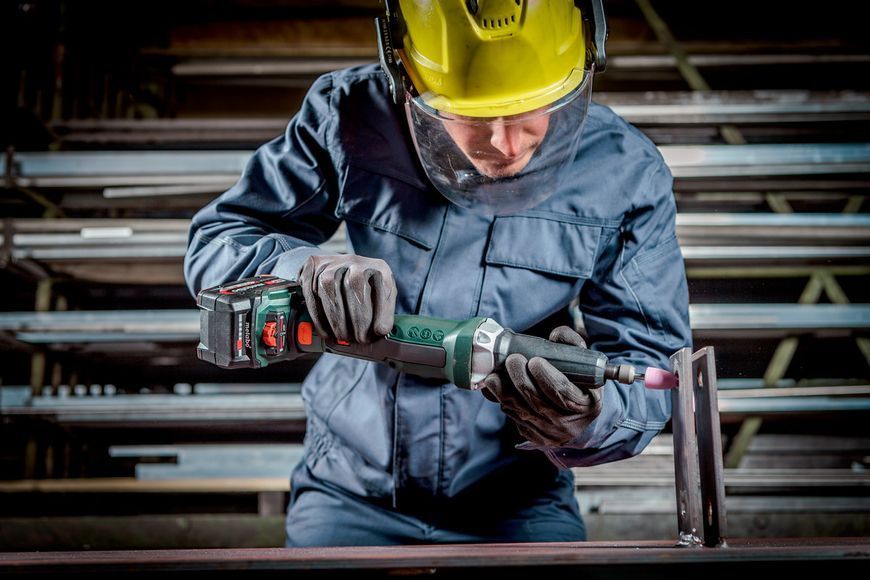 Акумуляторна прямошліфувальна машина Metabo GVPB 18 LTX BL 11-28 каркас 600827850 фото