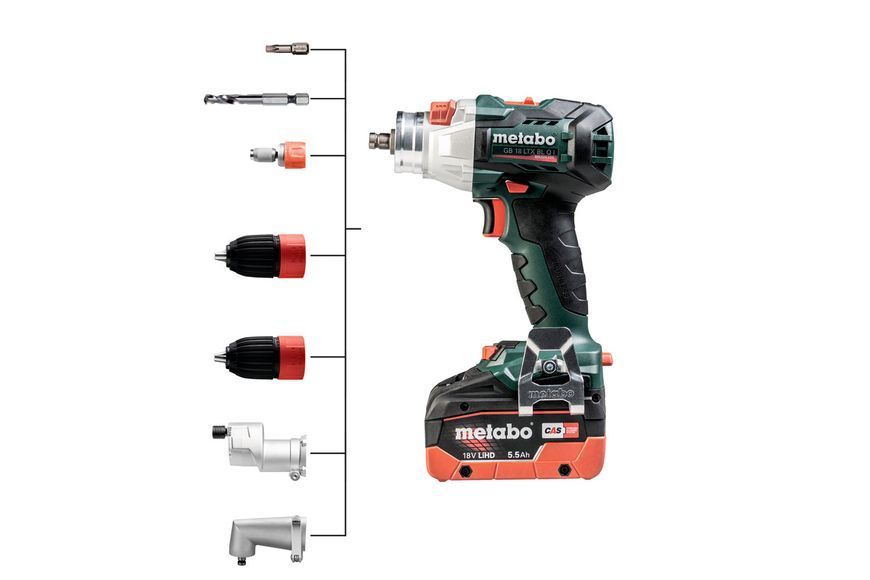 Аккумуляторный шуруповерт-резьбонарезчик Metabo Metabo GB 18 LTX BL Q I 2х5.5Aч 602362660 фото