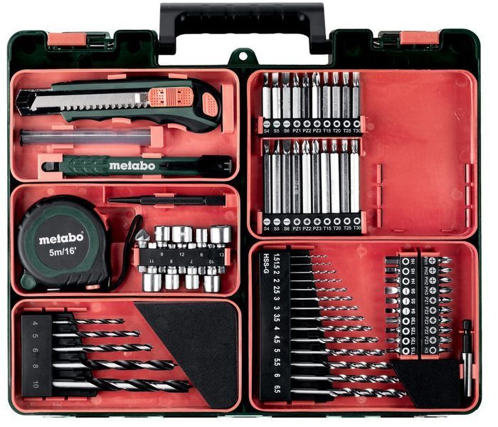 Аккумуляторная дрель-шуруповерт Metabo BS 18 L Quick 2х2.2 Ач Mobile Workshop 602320870 фото