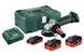Аккумуляторная болгарка Metabo W 18 LTX 125 Quick SET 602174930 фото 1