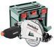 Акумуляторна занурювальна дискова пила Metabo KT 18 LTX 66 BL каркас в кейсі 601866840 фото 6