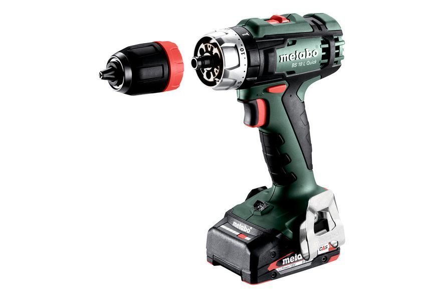 Аккумуляторная дрель-шуруповерт Metabo BS 18 L Quick 2х2.2 Ач Mobile Workshop 602320870 фото