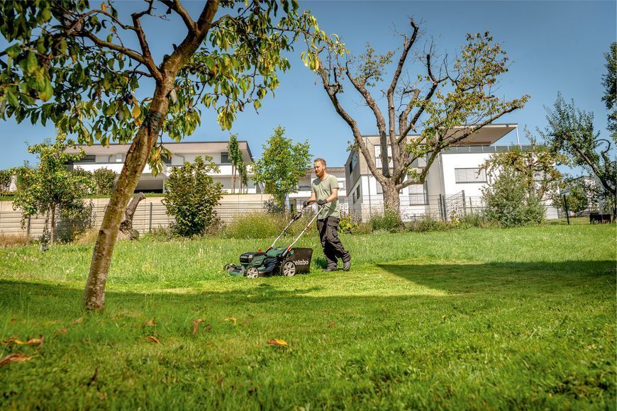 Аккумуляторная газонокосилка Metabo RM 36-18 LTX BL 46 каркас 601606850 фото
