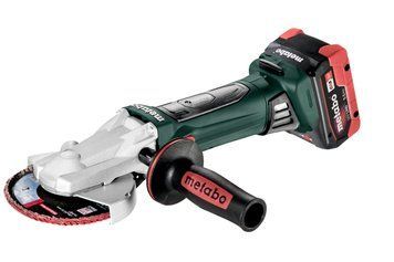Акумуляторна болгарка з плоским корпусом редуктора Metabo WF 18 LTX 125 Quick 2х5.5 Аг 601306660 фото