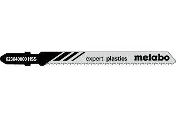 Лобзиковое полотно для плексигласа, поликарбоната Metabo Expert Plastics 74 мм T 101 A, 5 шт 623640000 фото