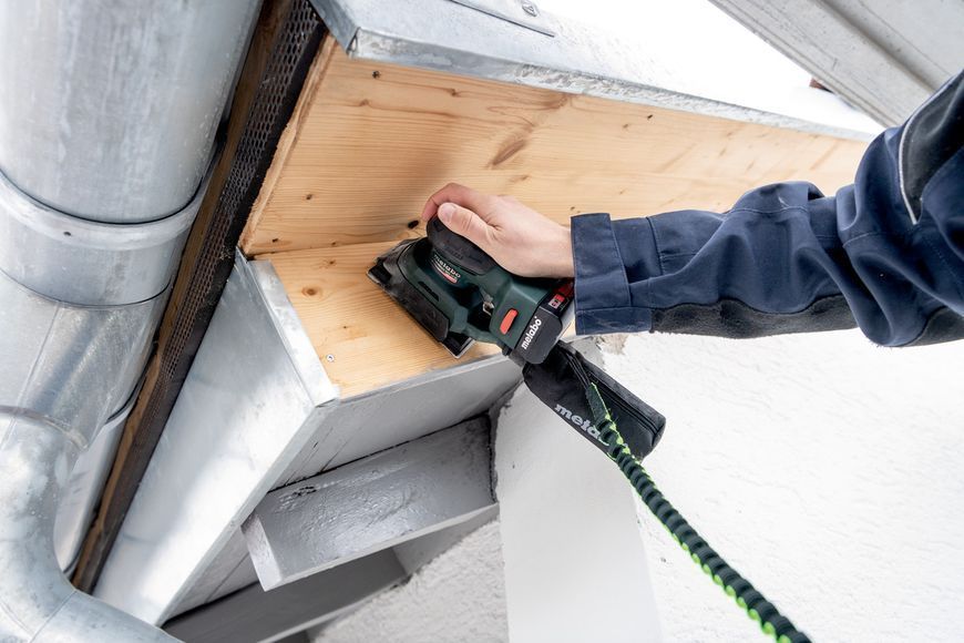 Аккумуляторная вибрационная шлифмашина Metabo PowerMaxx SRA 12 BL каркас в кейсе 602036840 фото