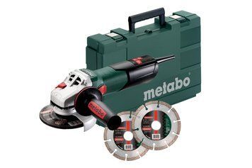 Болгарка Metabo W 9-125 Quick в Кейсі + Алмазні диски Метабо 600374510 фото