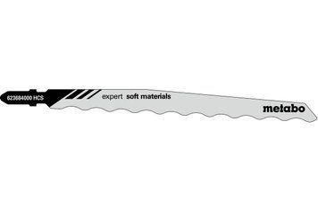 Лобзикове полотно для м'яких матеріалів Metabo Expert Soft Materials 126 мм T 313 AW, 3 шт 623684000 фото