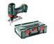 Акумуляторний лобзик Metabo STA 18 LTX 100 каркас в кейсі 601002840 фото 1