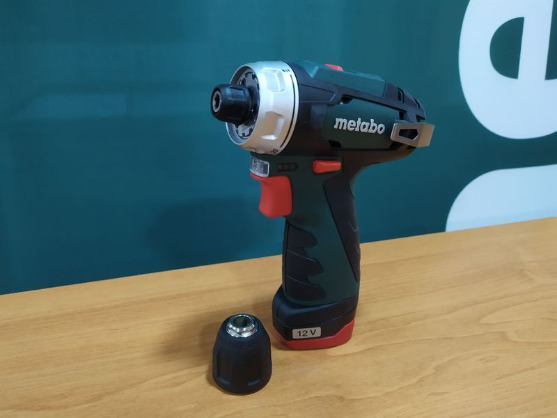 Аккумуляторная дрель-шуруповерт Metabo PowerMaxx BS Basic 2х2.0 Ач в мини кейсе 600984500 фото