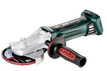 Аккумуляторная болгарка с плоским корпусом редуктора Metabo WF 18 LTX 125 Quick каркас в кейсе 601306840 фото