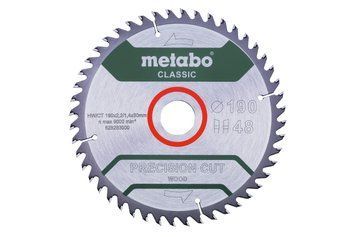 Пиляльний диск Metabo CLASSIC по дереву190x30x2.2, 48 зубів 628283000 фото