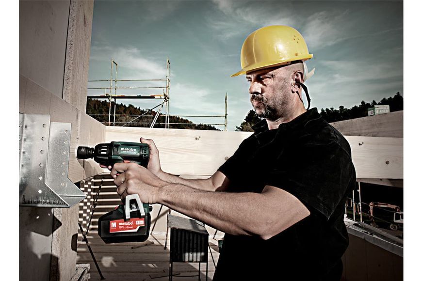 Аккумуляторный ударный гайковерт Metabo SSW 18 LTX 400 BL каркас 602205890 фото